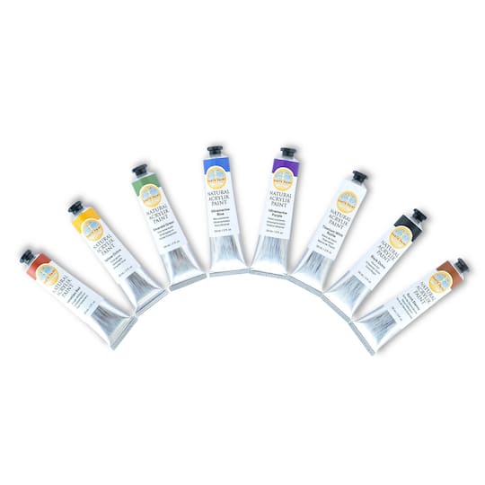 Natural Earth Paint 2oz. Earth Colors Natural Acrylik Paint Set